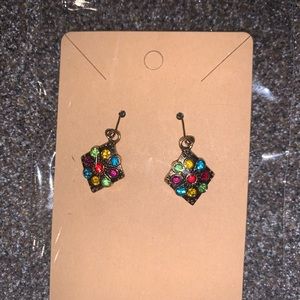 y2k colorful dangle earrings